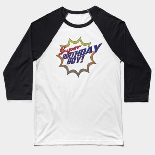 Super Birthday Boy. Gift for Kids Birthday Baseball T-Shirt